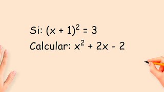 Productos Notables  Binomio al cuadrado Si x  12  3 Calcular x2  2x  2 [upl. by Seilenna]