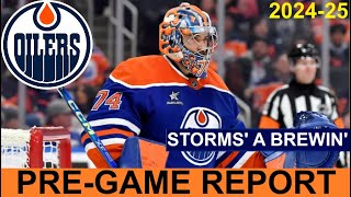 PreGame Report Edmonton Oilers vs Tampa Bay Lightning [upl. by Akanke]