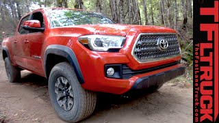 2016 Toyota Tacoma TRD Sport First Drive Review [upl. by Benkley582]