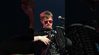 RuMac thrills crowds with rapid accordion playing live during 2024 inverness Games shorts [upl. by Annaeirb]