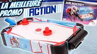 MAGASINS ACTION Cette PROMO de FOLIE sur un jeu de AIR HOCKEY à saisir absolument [upl. by Samuella]