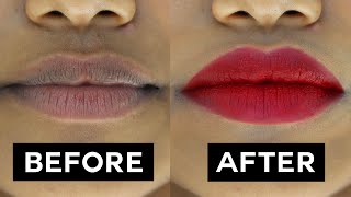 How to Apply Lipstick as a Beginner • tips for pigmented lips thin lips amp dry lips [upl. by Leanna]