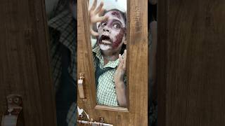 Zombie Ka Kiya Makeup🧟‍♀️🧟 sanjhalikavlog haunted horror minivlog zombie bhootiya [upl. by Eads559]