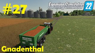 LS22 Gnadenthal 27 haufenweise Hirse dreschen amp Strohballen pressen  Farming Simulator 22 [upl. by Dempstor]