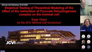 Sage Glass  Restoring a complete pyruvate hydrogenase to Mycoplasma mycoides JCVIsyn3A [upl. by Franni159]