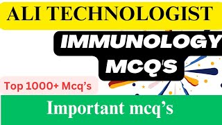 IMMUNOLOGY MCQ’S1Iimmunesystem immunity pharmad kmucat quiz cat autoimmunedisease mcq exam [upl. by Dempster489]