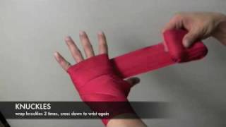 My Boxing Hand Wrapping  5m noneelastic 1 [upl. by Darice]