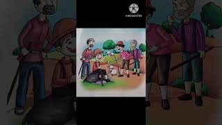 Bangla cartoon wolf and boy story golpopori [upl. by Ettennyl]