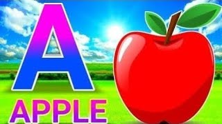 A For AppleB For BallC For CatEnglish Alphabet For KidsPhonics AbcdA For Apple New Video4215 [upl. by Einnahpets]