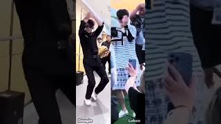 Chinese singer Luhan did KeMuSanHaiDiLao douyin dance challenge [upl. by Viv]