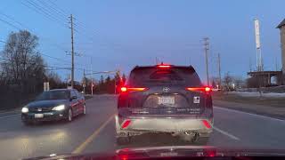 Driving from Pickering to Ajax Ontario [upl. by Adnomar207]