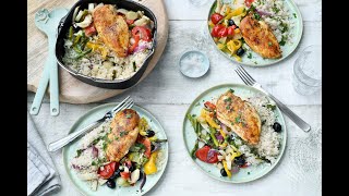 Airfryer Traybake rijst met kip en mediteraanse groenten [upl. by Armbrecht644]