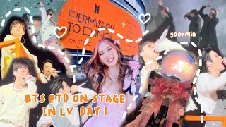 220408 BTS 방탄소년단  PERMISSION TO DANCE ON STAGE IN LAS VEGAS DAY 1  vlog  fancam [upl. by Akeemat]