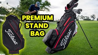 TITLEIST PREMIUM STAND BAG REVIEW 2023 TITLEIST PREMIUM WATERPROOF GOLF STAND BAG [upl. by Laet]