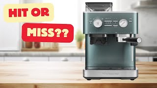 KitchenAid Semi Automatic Espresso Machine Review [upl. by Enirehtak]