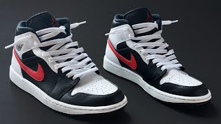 COMO AMARRAR O AIR JORDAN 1 MID LOOSE [upl. by Wira]