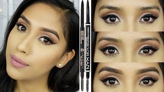 Rutina De Cejas Como Rellenar y depilar las Cejas con Hilo  Nyx Micro Pencil Vs Anastasia Brow wiz [upl. by Gray]