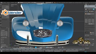 Modéliser Une Voiture 2CV Citroën AZ Tutoriel SVM6 N°25 Point Conseils [upl. by Bartlett218]