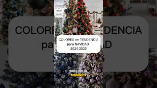 ¡Árboles de Navidad y Colores 🌟 Tendencias 20242025 🎄 christmas merrychristmas tending [upl. by Mattland926]