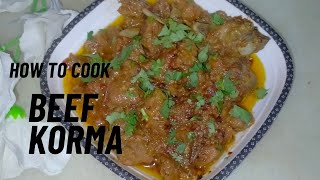 Beef korma recipe  beef grabi masala  بیف قورمہ کمرشل ریسیپی punjabitarka [upl. by Richard]