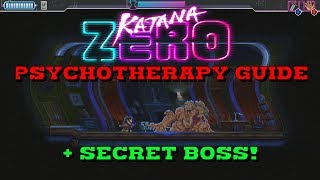 🎮 Katana Zero  Psychotherapy Achievement Guide  Secret Boss [upl. by Shelli285]