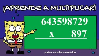 Aprender a multiplicar por 3 cifras [upl. by Eastman]