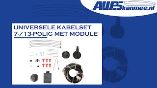 Universele kabelset 7 en 13 Polig met module  Alleskanmeenl [upl. by Erny]