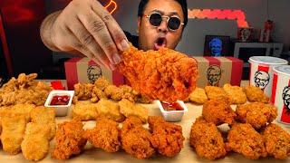 กินแหลก KFC จุกๆทุกเมนู วิงซ์แซ่บ ชิคเก้นป๊อป นักเก็ตส์ ทาร์ตไข่ [upl. by Neellok]