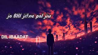 jo Bhi jitne pal jiyu unhe tere sang jiyu full song  sad song  lofi [upl. by Nino]