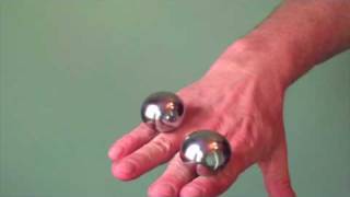 Finger Fitness crazy metal ball tricks [upl. by Nomead351]