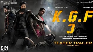 KGF Chapter 3  Hindi Trailer  Rocking Star Yash Raveena Tandon  Prashant Neel  Hombale Film [upl. by Antebi512]