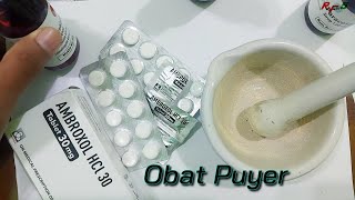 puyer Obat yang dihaluskan digerus pulvis untuk anak [upl. by Etnaed78]