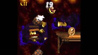 Donkey Kong Country 2 Diddys Kong Quest Squawks Shaft Bonus Coins  DK Coin Walkthrough [upl. by Anits]