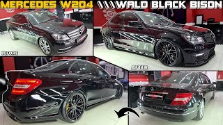 Mercedes W204  C63 Body Kit  Black Bison  Modifiye [upl. by Aicirtac]