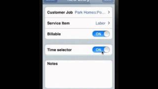 Enter timesheet into iPhone [upl. by Alliuqet]