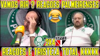 VAMOS RIR  REAÃ‡Ã•ES ENERGIA 97  PALMEIRAS 2X4 SÃƒO PAULO quot REAÃ‡Ã•ES PALMEIRENSES quot PENALTIS [upl. by Amimej]