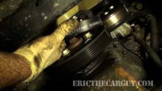 How To Replace a Serpentine Belt  EricTheCarGuy [upl. by Lechner]