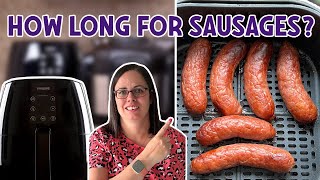 How Long To Cook Sausages In An Air Fryer we put different sausage cook times to the test [upl. by Giwdul]