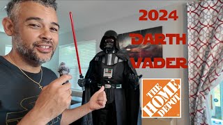 2024 Home Depot Darth Vader Animatronic Unboxing and Review  Disney Halloween Christmas Prop [upl. by Yrocaj445]