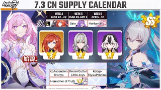 What Should You Pull Honkai Supply Calendar v73 [upl. by Anivram]