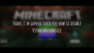 How to Disable VSync on Console Xbox Playstation [upl. by Gnilrad]