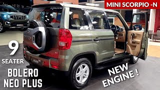 2024 Mahindra Bolero Neo Plus 9 Seater SUV  Extra Powerful Diesel Engine  Features Price  Bolero [upl. by Antone]