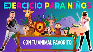 14 Ejercicios FACILES para NIÑOS 😱🏋 Easy Kids Workout 😎 Animal Fitness [upl. by Rednirah]