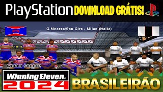 Efootball 2024 Winning Eleven PS1 Atualizado Download we 2002 [upl. by Bertasi943]