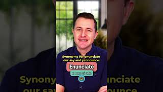 Enunciate  Meaning Pronunciation and Synonyms English Word of the Day [upl. by Regina]