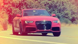 2013 Audi RS5 on Highway 33  Road Test  CAR and DRIVER [upl. by Erinn]