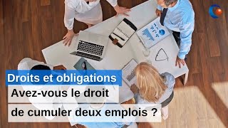 Avezvous le droit de cumuler deux emplois dans la fonction publique [upl. by Eelibuj426]