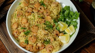 Shrimp Scampi Spicy  15 Minute Shrimp Scampi Pasta Recipe  Vinis Diaries [upl. by Andria]