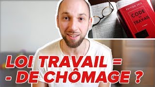 LOI TRAVAIL  BAISSE DU CHÔMAGE  C’EST FAUX DIT LA SCIENCE [upl. by Knipe]