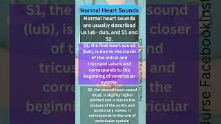 Normal Heart Sounds S1 and S2 [upl. by Carlye]